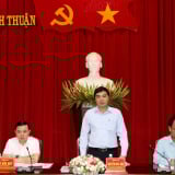 Tỉnh ủy Bình Thuận tổ chức họp cho ý kiến Đề án hợp nhất Đảng bộ ba tỉnh Lâm Đồng, Bình Thuận, Đắk Nông
