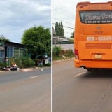 Va chạm giữa xe khách và xe máy, 1 phụ nữ tử vong thương tâm