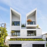 Kiến trúc độc đáo của ngôi nhà hai mái, hai khối nằm trên mảnh đất 250 m2 ở Tây Ninh