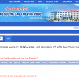 Lịch công bố điểm thi vào lớp 10 năm 2025-2026 của Vĩnh Phúc