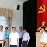 Trước sáp nhập vào Lâm Đồng, Chủ tịch UBND tỉnh Bình Thuận đích thân kiểm tra trụ sở làm việc của phường mới