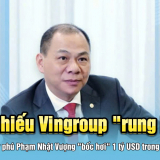Cú rơi cổ phiếu bất động sản họ Vingroup: Chỉ số 'đỏ lửa', tỷ phú Phạm Nhật Vượng mất 1 tỷ USD