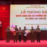 Nữ đại tá được giao phụ trách Công an tỉnh Yên Bái, Giám đốc và Phó Giám đốc được điều động về Cục của Bộ Công an