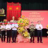 Thiếu tướng Vũ Hồng Quang, nguyên Giám đốc Công an Cao Bằng chuyển ngành, Bộ trưởng Lương Tam Quang bổ nhiệm Giám đốc mới