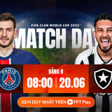 Chơi áp đảo, PSG vẫn thua sốc trước Botafogo