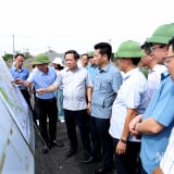 Sau 15 ngày sáp nhập 3 tỉnh, Chủ tịch UBND tỉnh Ninh Bình có một chuyến đi khảo sát thực tế quan trọng đầu tiên