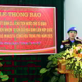 Nữ Đại uý Công an Hải Phòng được cử đi thực hiện nhiệm vụ gìn giữ hòa bình Liên hợp quốc tại Cộng hòa Trung Phi