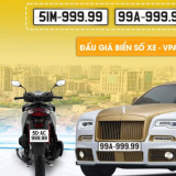 Hàng loạt biển số xe ô tô, xe máy 'siêu VIP' trúng giá khủng, cao nhất 6,68 tỷ đồng