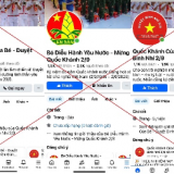 Các trang facebook “Duyệt binh nhí mừng Quốc khánh 2/9” mạo nhận hoạt động của Bộ Quốc phòng để lừa đảo