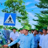 Bí thư Thành uỷ Hải Phòng Lê Tiến Châu kiểm tra một số dự án quan trọng khu vực phía tây thành phố