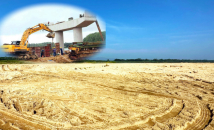 Khởi công 15 tháng nhưng mỏ cát cấp cho công trình đường trọng điểm Quảng Ngãi vẫn 'còn trên giấy'
