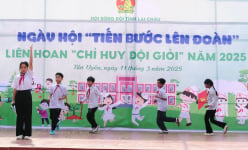 Lai Châu: Sôi nổi ngày hội “Tiến bước lên Đoàn” và liên hoan “Chỉ huy Đội giỏi”