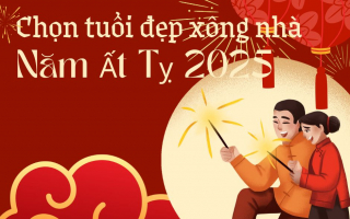 Cách chọn tuổi đẹp xông nhà mang lại may mắn, tài lộc trong năm Ất Tỵ 2025