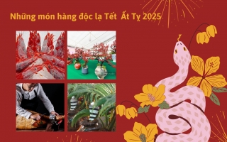 Những món hàng độc lạ có giá hàng trăm triệu đồng dịp Tết Ất Tỵ 2025 