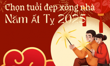 Cách chọn tuổi đẹp xông nhà mang lại may mắn, tài lộc trong năm Ất Tỵ 2025