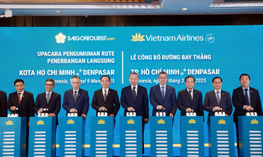 Vietnam Airlines khai thác đường bay thẳng giữa TP.HCM tới thủ phủ Bali của Indonesia