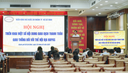 Ngân hàng Nhà nước TP. Hồ Chí Minh khuyến khích các ngân hàng tham gia mạng lưới thanh toán thẻ NAPAS trong giao thông