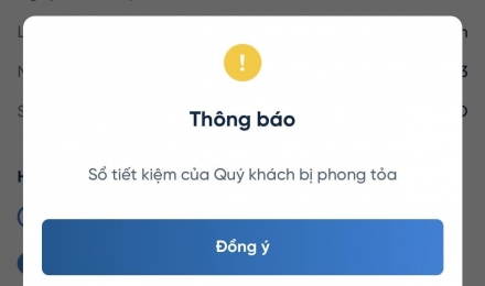 Sổ tiết kiệm có thể bị phong tỏa trong những trường hợp sau