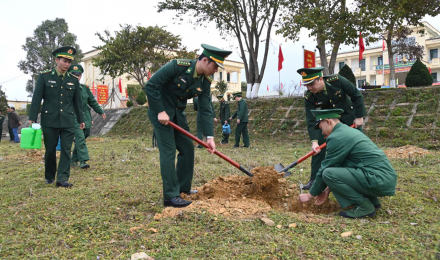 Biên phòng Lai Châu phát động Tết trồng cây “Đời đời nhớ ơn Bác Hồ”