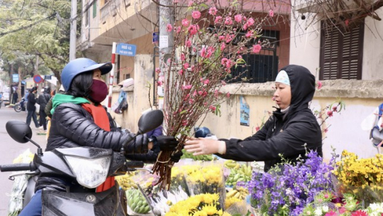 Hoa tươi, đồ cúng rằm tháng Giêng 'giá mềm'