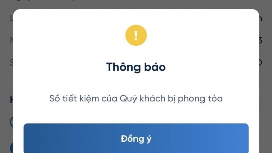 Sổ tiết kiệm có thể bị phong tỏa trong những trường hợp sau