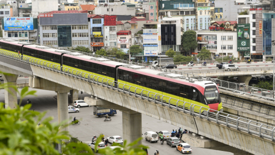 Đường sắt Nhổn - ga Hà Nội có những con số kỷ lục sau 6 tháng vận hành