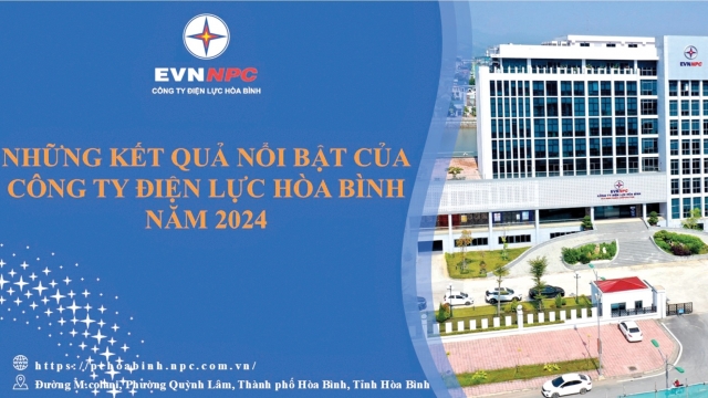 10 kết quả nổi bật của công ty Điện lực Hòa Bình năm 2024