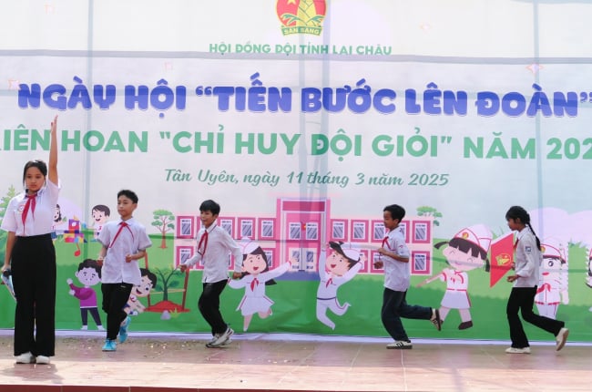 Lai Châu: Sôi nổi ngày hội “Tiến bước lên Đoàn” và liên hoan “Chỉ huy Đội giỏi”