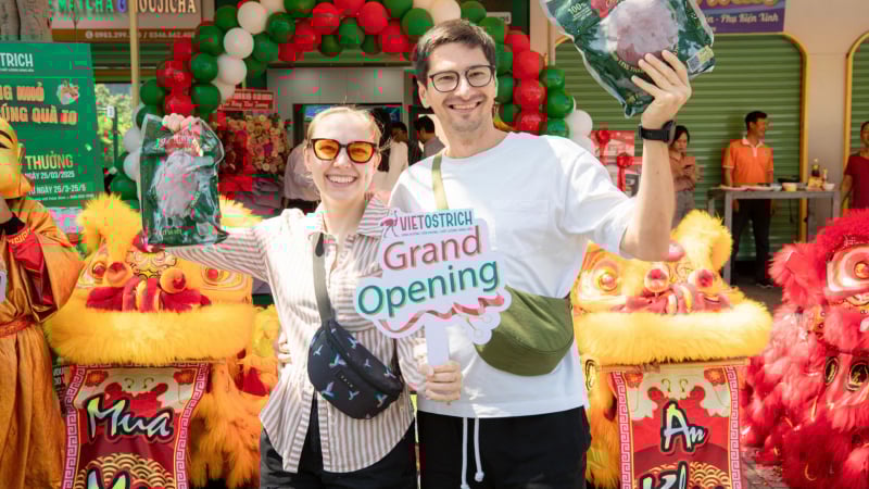 Khatoco ra mắt thương hiệu thịt đà điểu VietOstrich