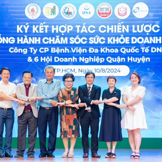 Bệnh viện Quốc tế DNA đồng hành chăm sóc sức khỏe doanh nhân 6 Hội Doanh nghiệp quận, huyện 