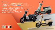 VinFast ra mắt xe máy điện Evo Grand với 2 pin có thể tháo rời, đi được tới 262 Km/lần sạc