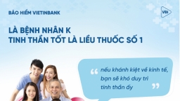 'Bảo hiểm bệnh ung thư VBI Hope' - sản phẩm đột phá của Bảo hiểm VietinBank