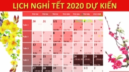 Lịch nghỉ tết Nguyên đán Canh Tý 2020 đã được phê duyệt