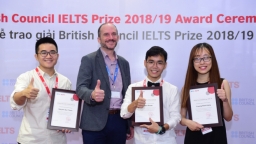 Ba thí sinh Việt Nam nhận Học bổng IELTS Prize 2018/19 từ Hội đồng Anh   