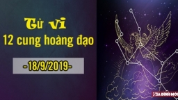 Tử vi 12 cung hoàng đạo 18/9/2019: Bạch Dương may mắn, Thiên Bình gặp rắc rối