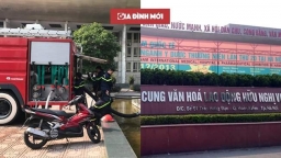 Hà Nội: Cung Văn hóa Lao động hữu nghị Việt Xô bị cháy