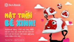 SeAbank tặng 1.700 mũ bảo hiểm cho trẻ em