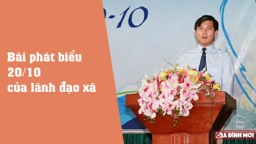 Bài phát biểu 20/10 của lãnh đạo địa phương ý nghĩa, súc tích nhất