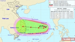 Tin bão khẩn cấp: Cơn bão số 6