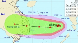 Tin bão mới nhất:  Cơn bão số 6 gây mưa lớn nhiều nơi