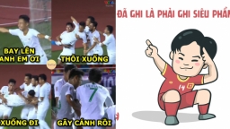 Ảnh chế hài hước U22 Việt Nam vs U22 Indonesia: Hoàng Đức xuất thần, đội bạn 'gãy cánh'