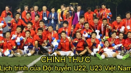 Lịch trình dày đặc 'mệt cũng không được nghỉ' của Đội tuyển U22, U23 Việt Nam