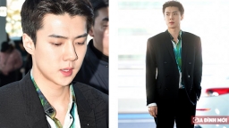 Sehun (EXO) đẹp như hoàng tử tại sân bay, hội fan girl đua nhau xin 'trúng lời nguyền'