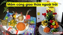 Mâm cúng giao thừa ngoài trời gồm những gì? Hướng dẫn sắm lễ đúng phong tục