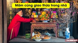 Mâm cúng giao thừa trong nhà gồm những gì?