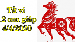 Tử vi 12 con giáp hôm nay 4/4: Tuổi Ngọ dễ mâu thuẫn, tuổi Thân tình cảm tốt đẹp