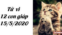 Tử vi 12 con giáp hôm nay 15/5: Tuổi Mão quản lý tài sản, tuổi Tị được giúp đỡ