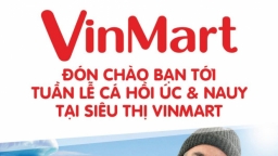 VinMart tổ chức tuần lễ Cá hồi Úc và NaUy với ưu đãi giảm giá từ 20% - 30%.