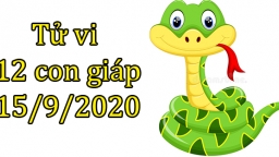 Tử vi 12 con giáp hôm nay 15/9: Tuổi Tỵ hạnh phúc, tuổi Dậu cần suy nghĩ nhiều