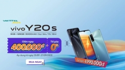 Trả trước chỉ 99.000đ, sở hữu Vivo Y20s chính hãng tại Viettel Store